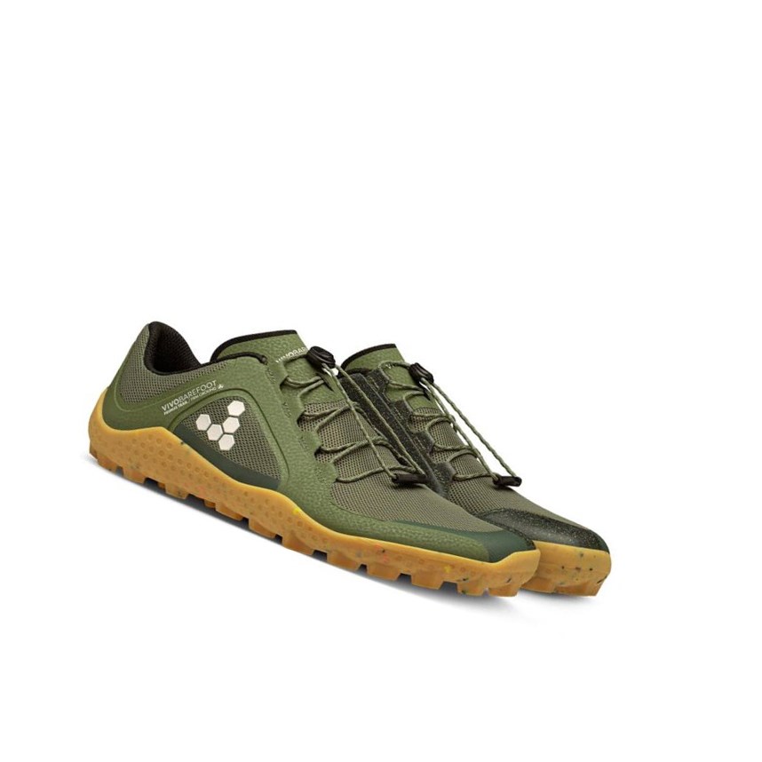 Chaussures Running Vivobarefoot Primus Trail II Soft Ground Vert Homme | HPD-61242443