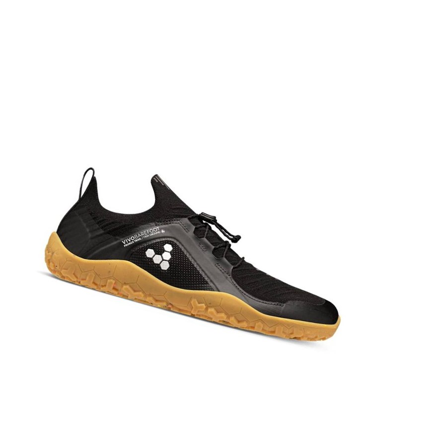 Chaussures Running Vivobarefoot Primus Trail Knit Firm Ground Noir Homme | FBQ-14752178