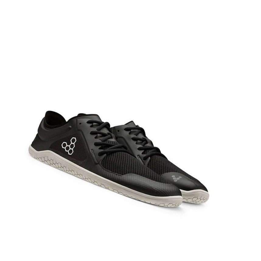 Chaussures Running Vivobarefoot Primus Lite II Bio Noir Blanche Homme | GOH-63632502