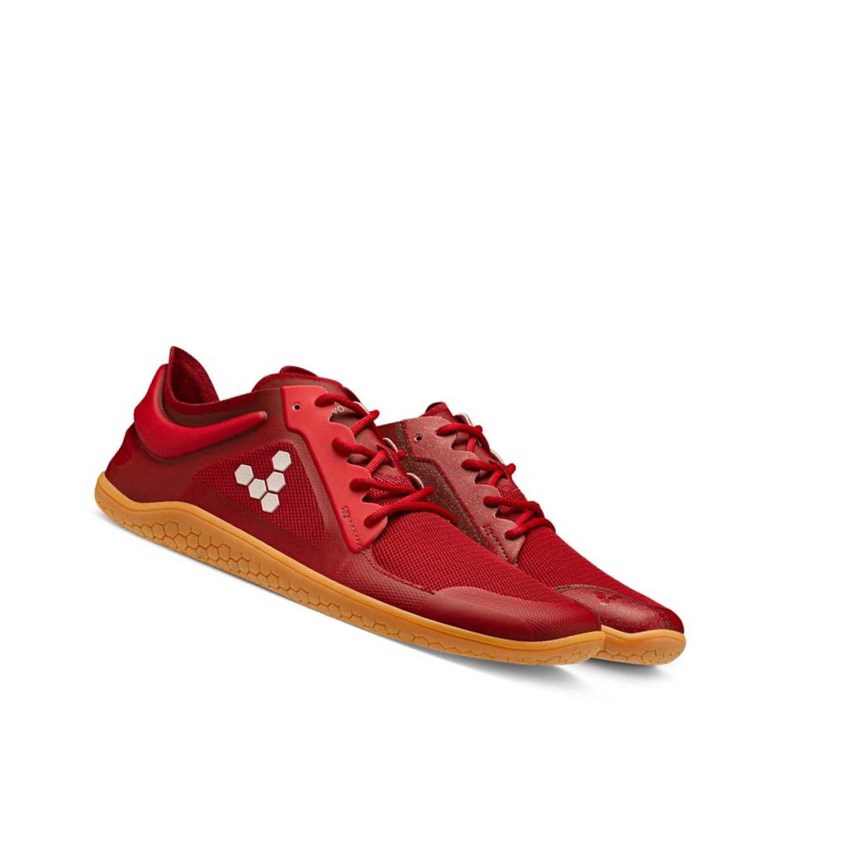 Chaussures Running Vivobarefoot Primus Lite III Rouge Homme | GBV-27693425