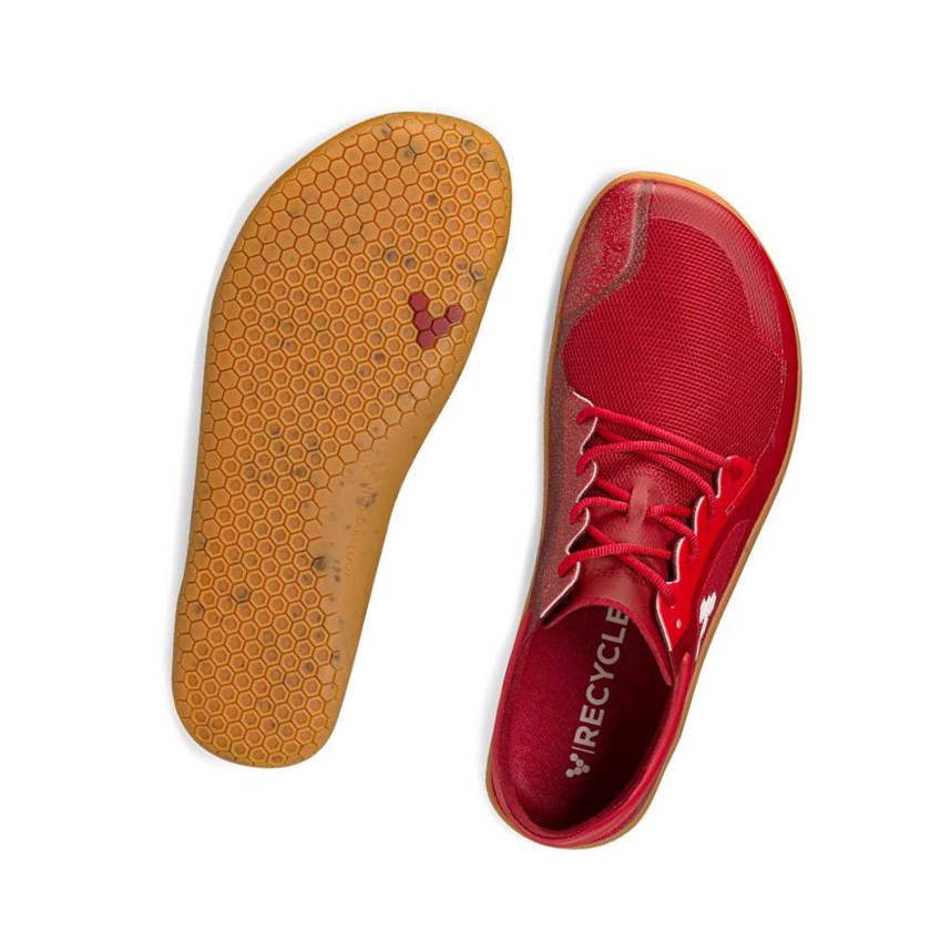 Chaussures Running Vivobarefoot Primus Lite III Rouge Homme | GBV-27693425