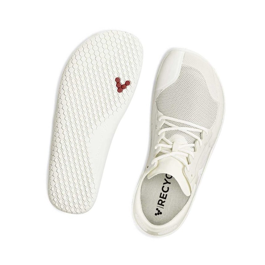 Chaussures Running Vivobarefoot Primus Lite III Blanche Homme | TXU-09848884