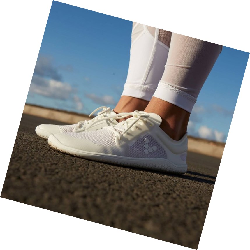 Chaussures Running Vivobarefoot Primus Lite II Blanche Femme | ASO-29087605