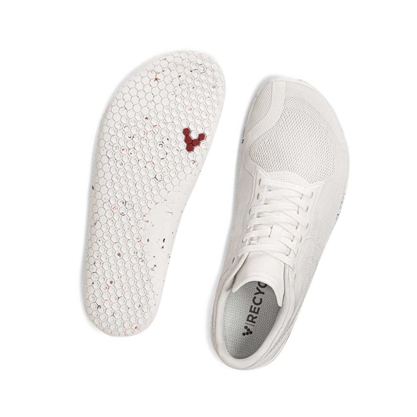 Chaussures Running Vivobarefoot Geo Racer II Blanche Femme | KBS-51471580