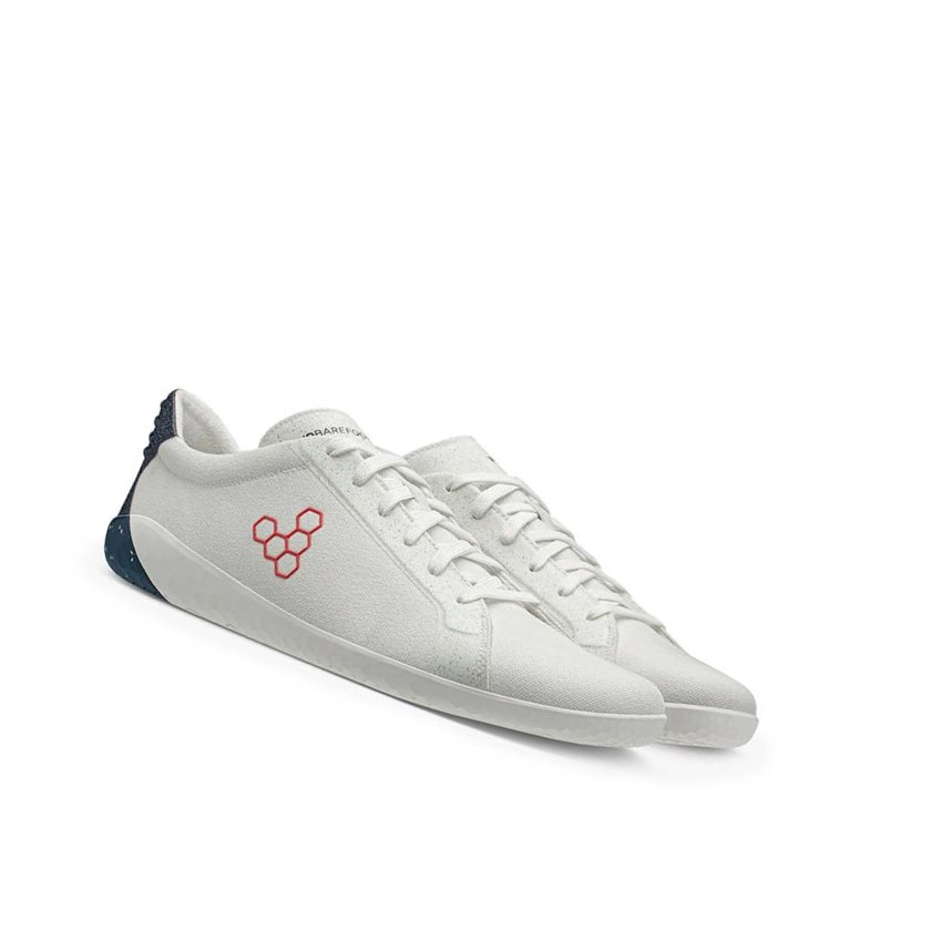 Chaussures Casual Vivobarefoot Geo Court Eco Blanche Bleu Rouge Homme | CPK-19124657