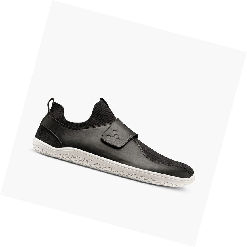 Chaussures Casual Vivobarefoot Primus Knit EZ Noir Homme | QOT-65920778