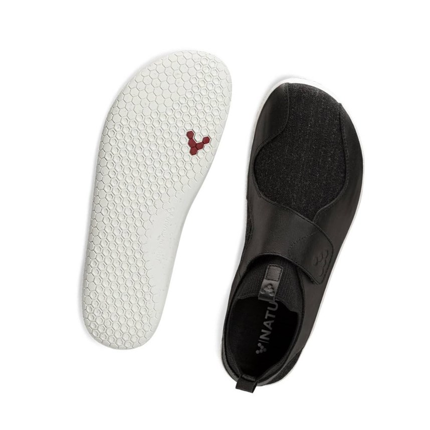 Chaussures Casual Vivobarefoot Primus Knit EZ Noir Homme | IDW-08789254