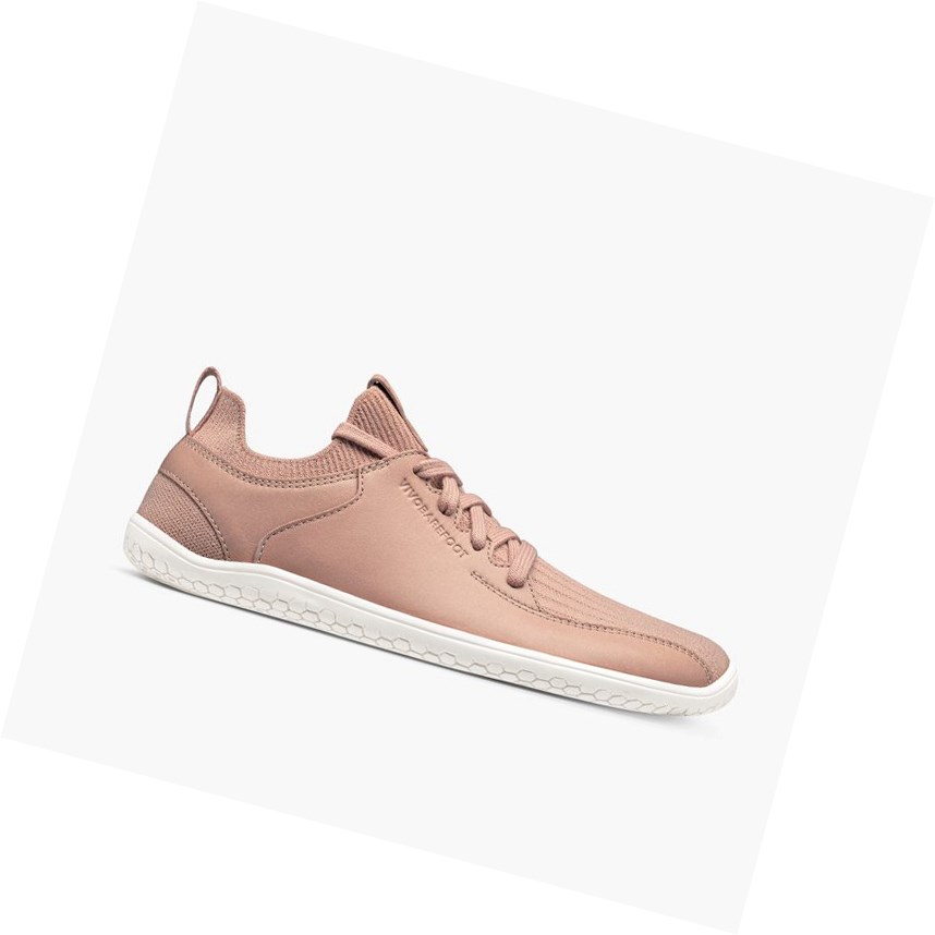 Chaussures Casual Vivobarefoot Primus Knit II Rose Femme | ATE-12926766