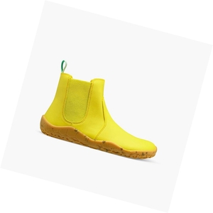 Bottines Chelsea Vivobarefoot Fulham Rubber II Juniors Jaune Enfant | IGM-51983913