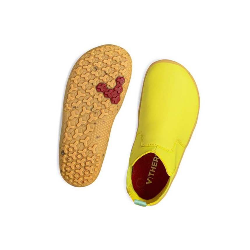 Bottines Chelsea Vivobarefoot Fulham II Jaune Enfant | MGH-42406055