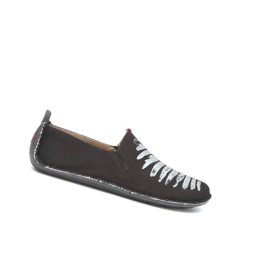 Espadrilles Vivobarefoot Ababa Tela Soul of Africa Noir Femme | MZT-58861156