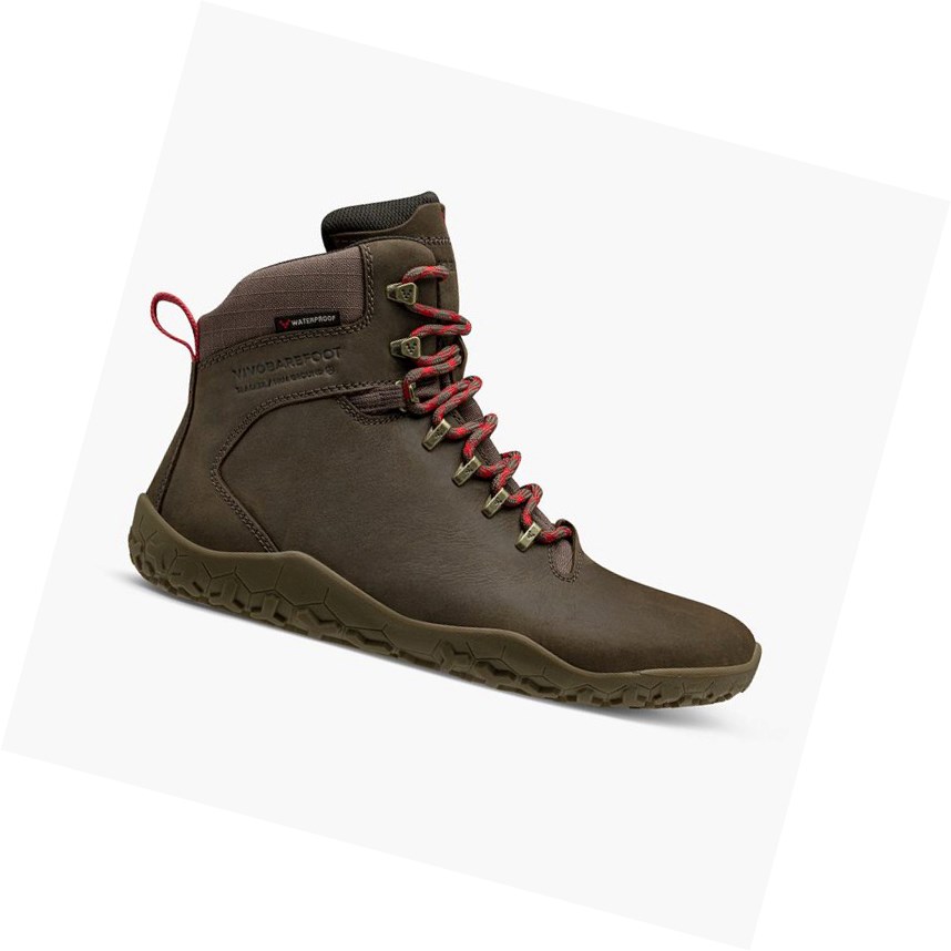 Bottes Randonnée Vivobarefoot Tracker II Fg Marron Foncé Homme | MLF-04707319