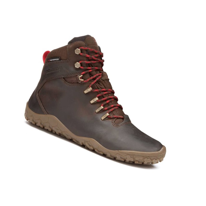 Bottes Randonnée Vivobarefoot Tracker Firm Ground Marron Foncé Homme | ORO-89619209