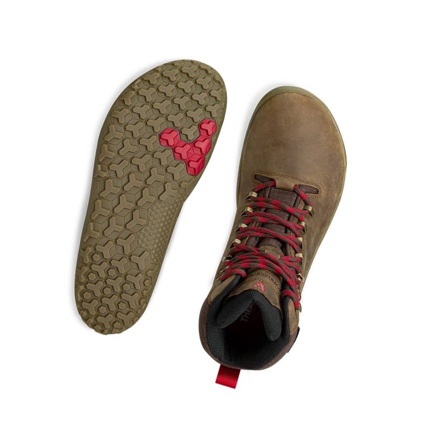 Bottes Randonnée Vivobarefoot Tracker Firm Ground Marron Foncé Femme | EEG-69280084