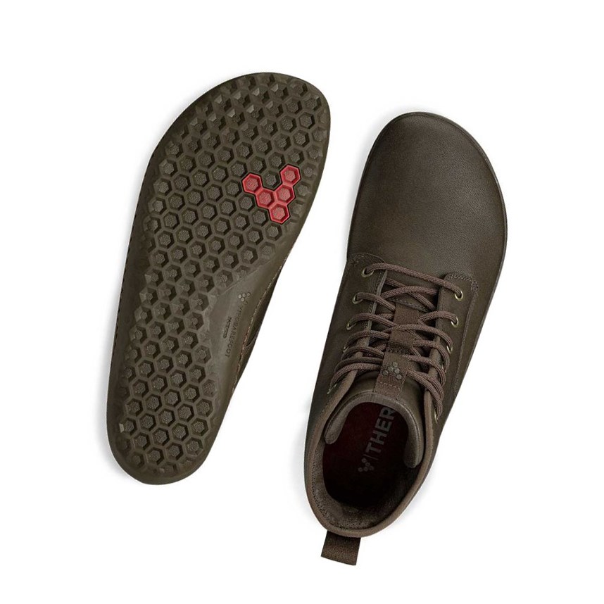 Bottes Habillées Vivobarefoot Scott II Marron Homme | UVI-40971198