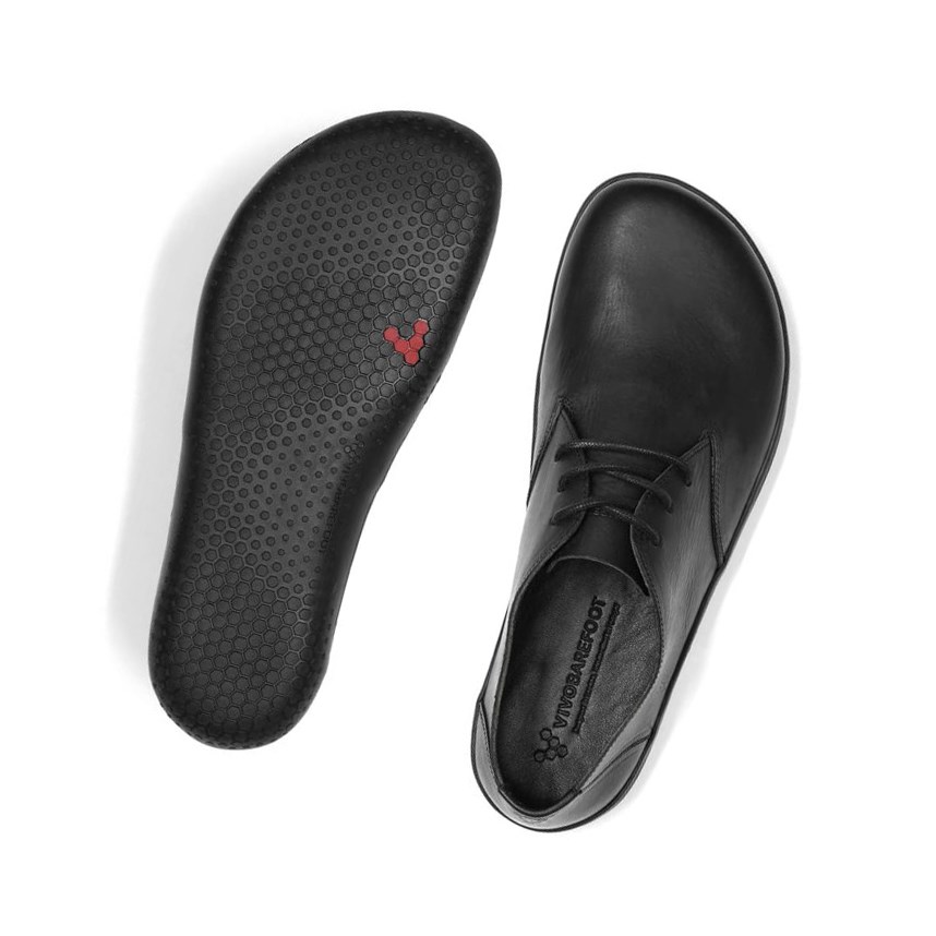 Chaussures Habillées Vivobarefoot Ra Lux Noir Homme | XEO-58817055