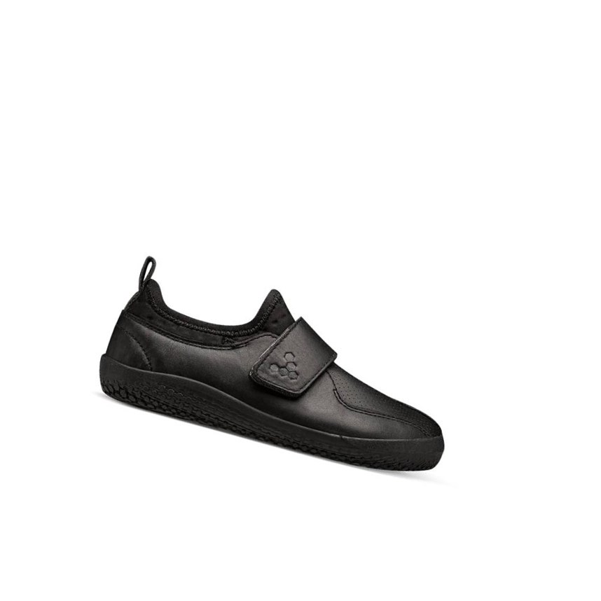 Chaussures Running Vivobarefoot Primus School II Noir Enfant | BFI-00746902