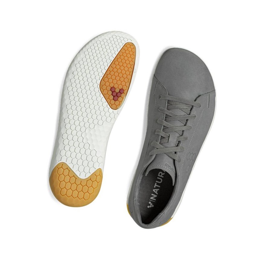 Baskets Vivobarefoot Geo Court II Grise Homme | TRH-97240881