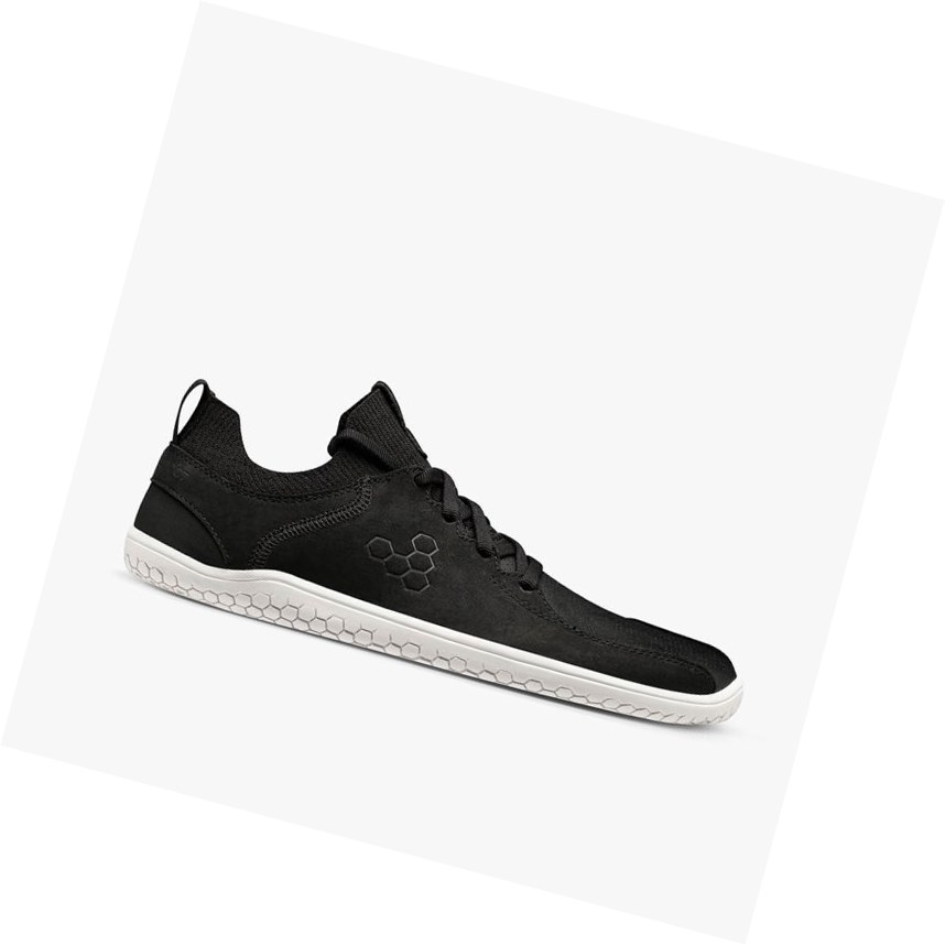 Baskets Vivobarefoot Primus Knit Lux Noir Femme | VVI-01043138