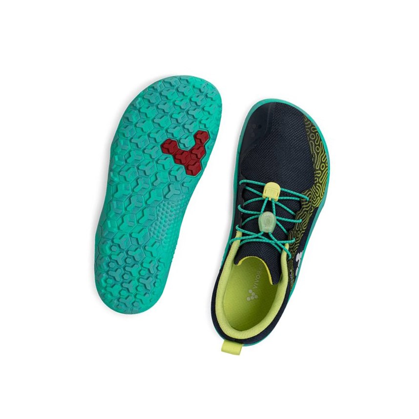 Chaussures Trail Vivobarefoot Primus Trail Bleu Enfant | CGY-71200002