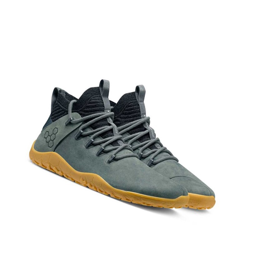 Chaussures D'hiver Vivobarefoot Magna Trail Firm Ground Vert Homme | SQQ-39745839