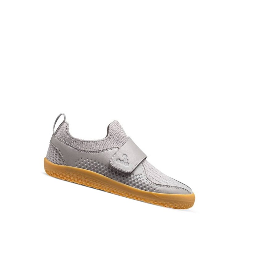 Chaussures Running Vivobarefoot Primus Knit II Grise Enfant | YSC-13829619