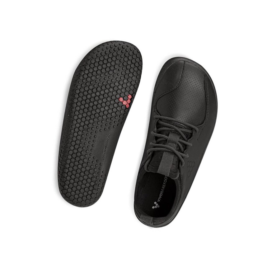 Chaussures Running Vivobarefoot Primus School II Juniors Noir Enfant | BDM-86116883